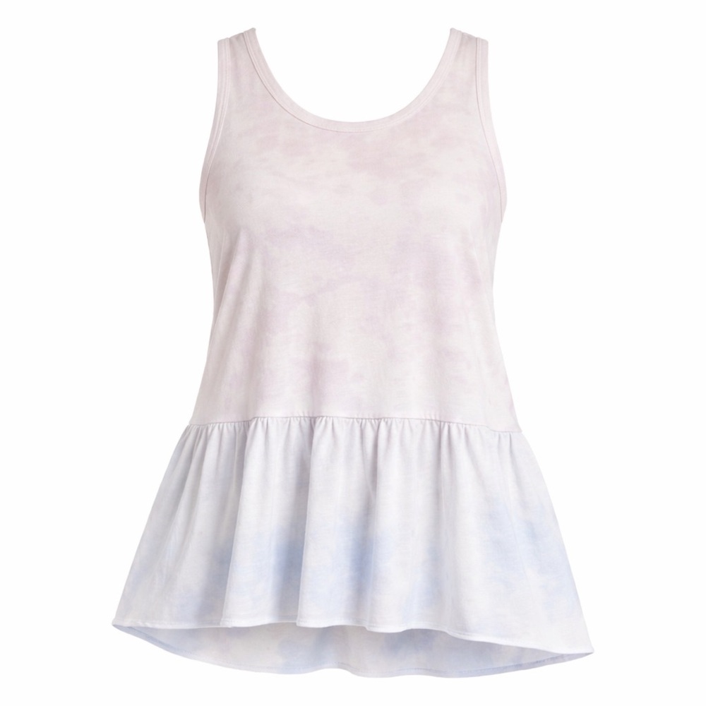 We The Free Free People Tie Dye Anytime Tank Barely There Combo Large